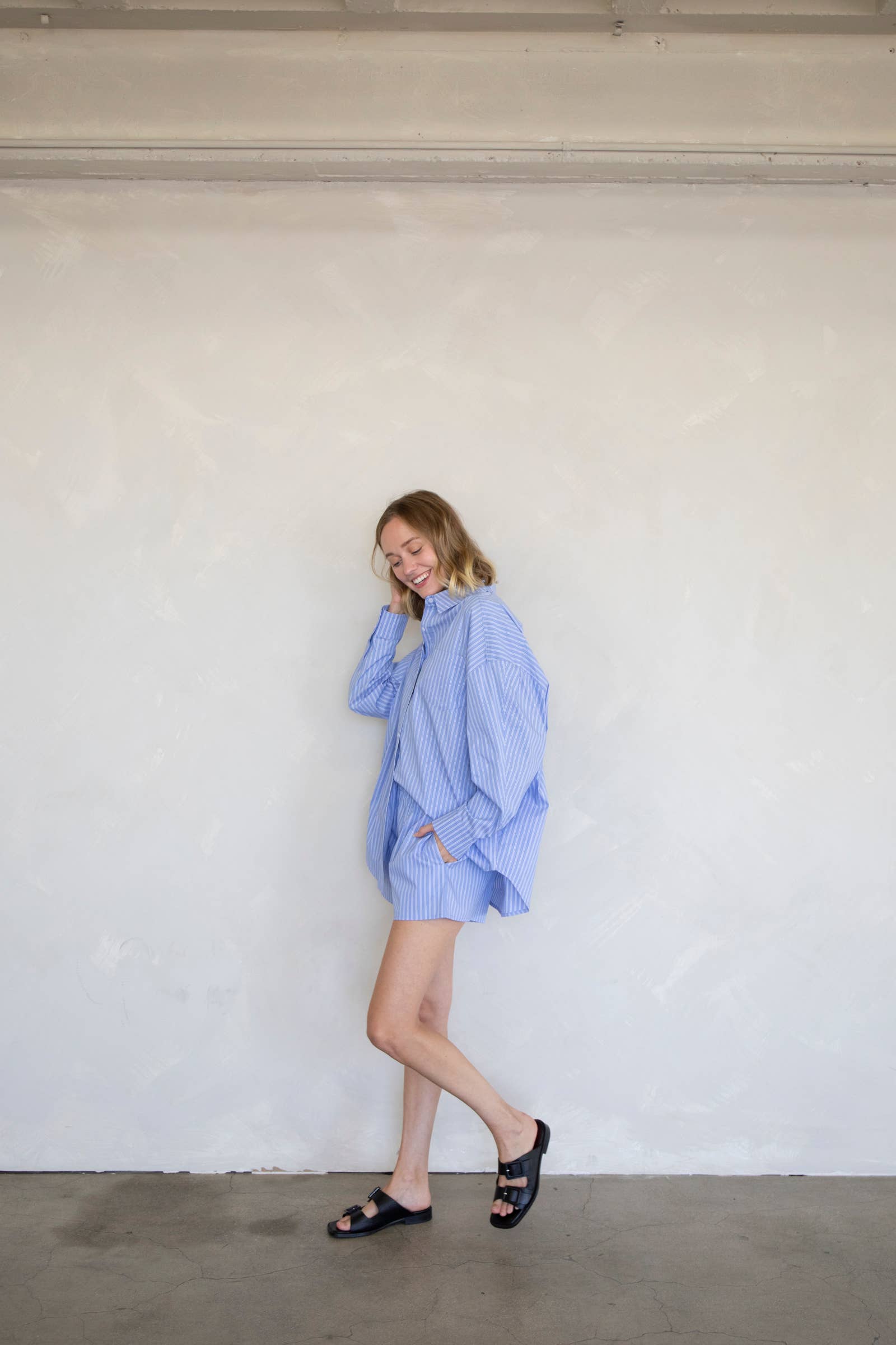 Blue Dillon Button Down for wholesale on Faire1