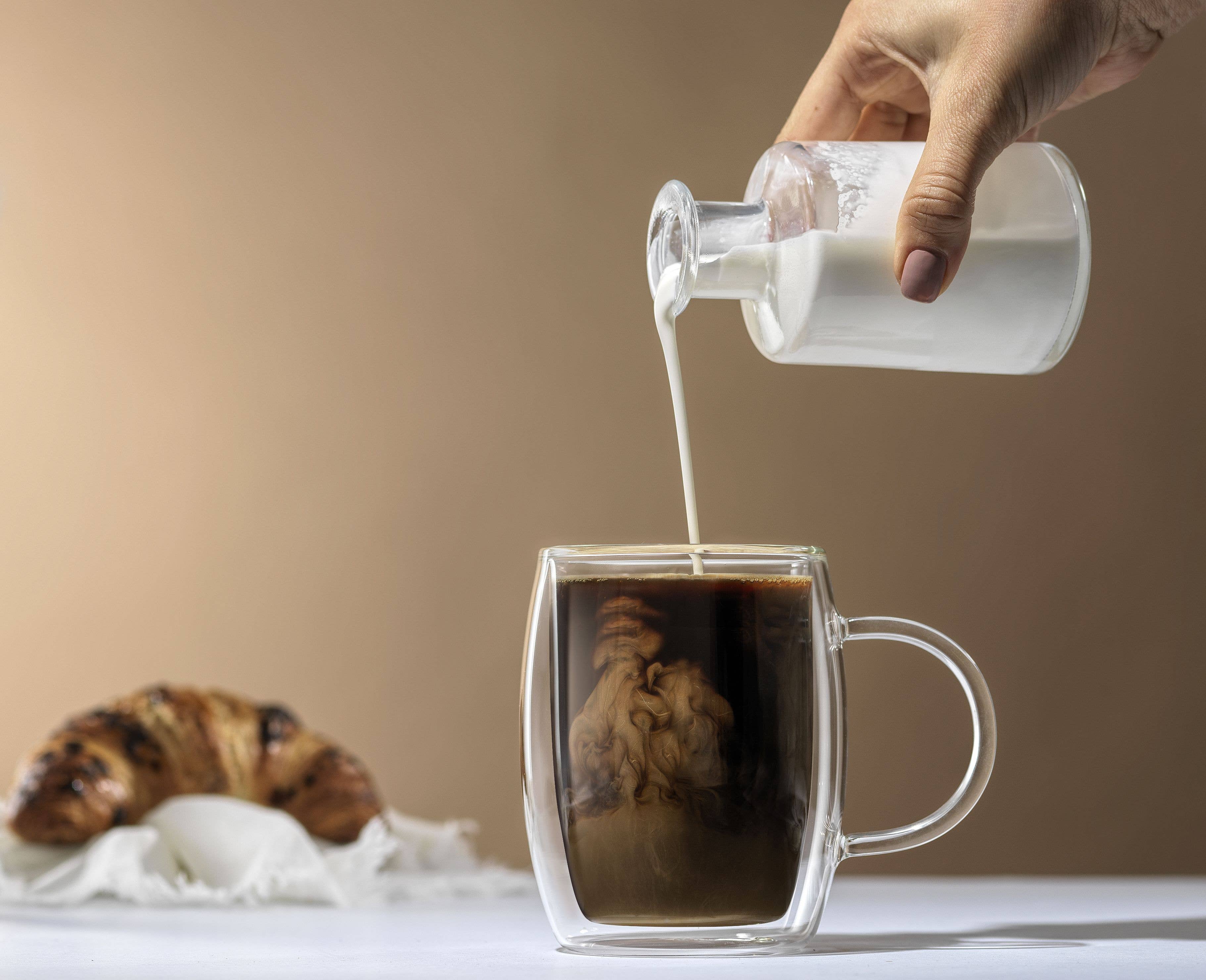 JoyJolt - Wholesale Coffee Mug - Aroma Double Wall Coffee Glasses, 13.5 Oz Set of 23