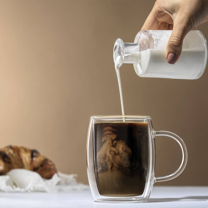 JoyJolt - Wholesale Coffee Mug - Aroma Double Wall Coffee Glasses, 13.5 Oz Set of 23