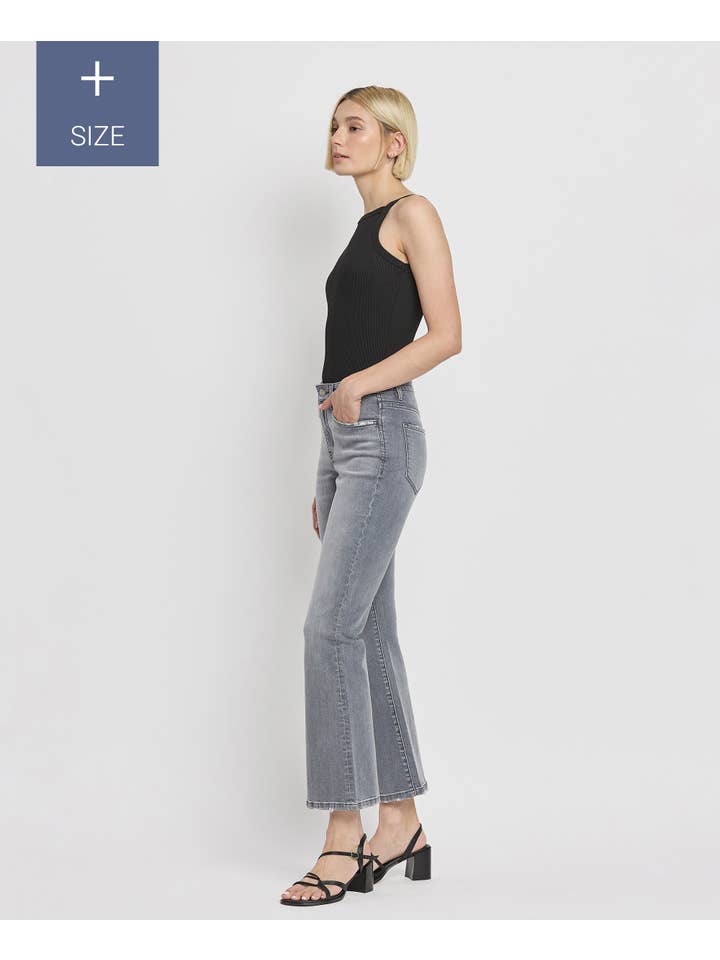 HOOGDUIK ENKELLAARSBROEK MET HOGE TAILLE IN GROTE MATEN T6413-P voor groothandel op Faire11