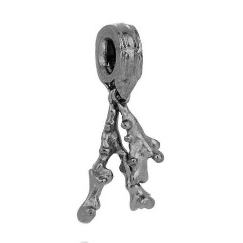 Filia Collection Ocean Charm de plata de ley 925 oxidada para venta al por mayor de AURUM by Guðbjörg