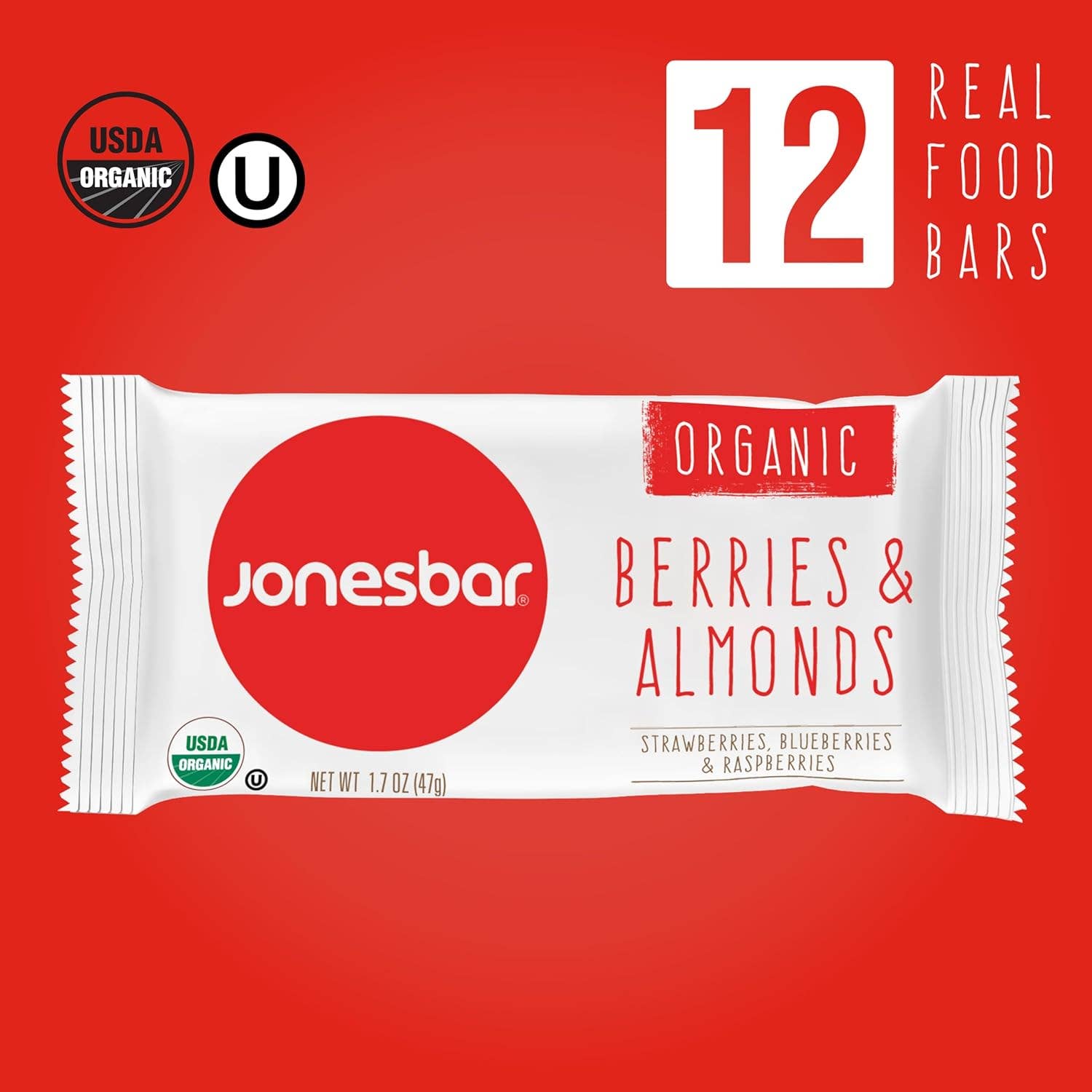Jonesbar - Wholesale Snack Bar - JONESBAR Berries & Almond Organic Fruit & Nut Bar4