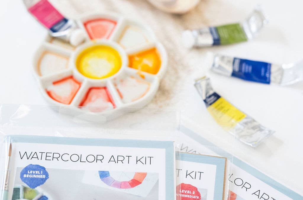 Melissa Hyatt - Wholesale DIY Craft Kit - Watercolor Art Kit- White Barn10