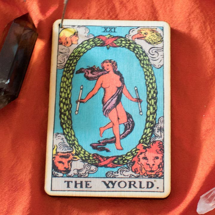 Tarot - 21 - le monde brûleur d'encens pour la vente par Most Amazing