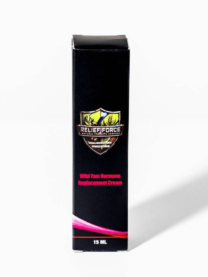 Crème de remplacement hormonal au yam sauvage Relief Force pour la vente par Natures Light