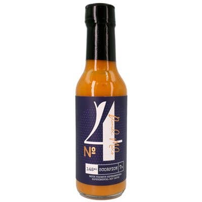 Hot Sauce No.4 (Scorpion,experimental hot) - Roi de la sauce for wholesale by Milo & Dexter