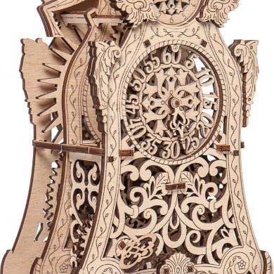 HQ Kites & Designs - Wholesale Decorative Tabletop Object - Wooden City Magic Clock1