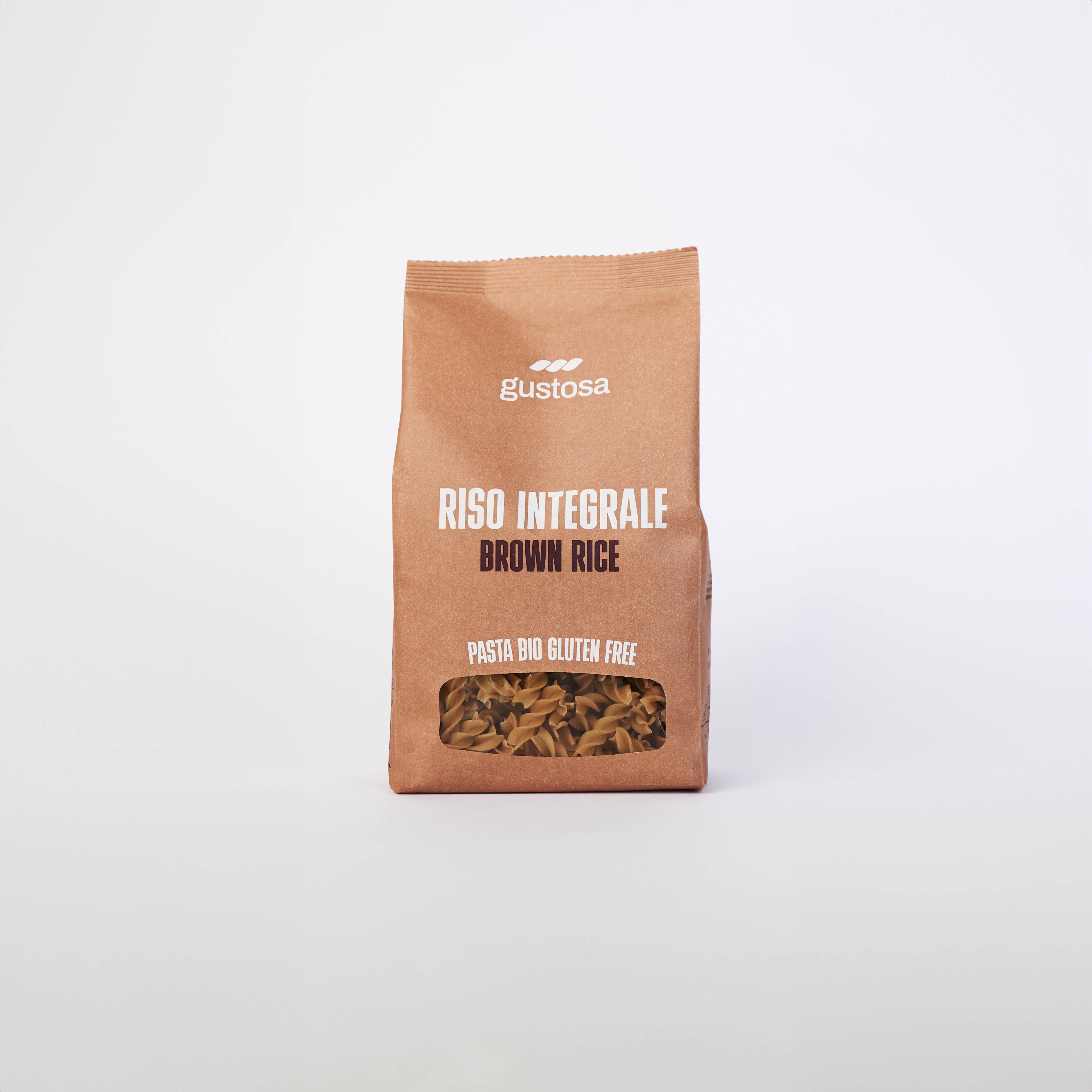 Pasta Gustosa Bio Gluten Free - Wholesale Pasta - FUSILLI 100% Organic Whole Grain Rice 340g