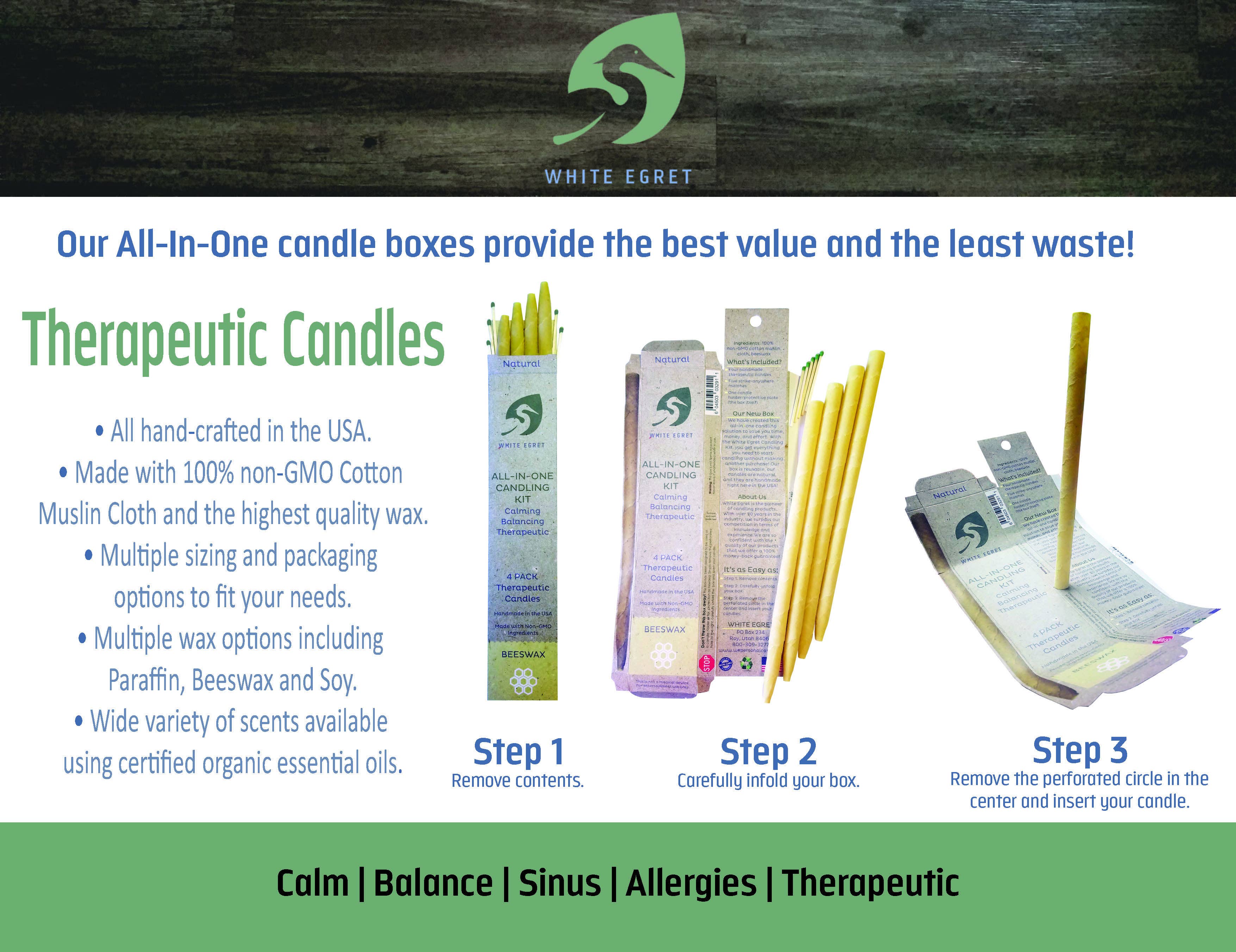 Wholesale Beeswax 4 Pack Ear Candles for your store Faire