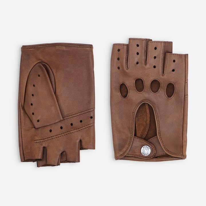 Guanti in pelle di agnello-sfoderati-conductor-22036NF per la vendita all'ingrosso da parte di Glove Story