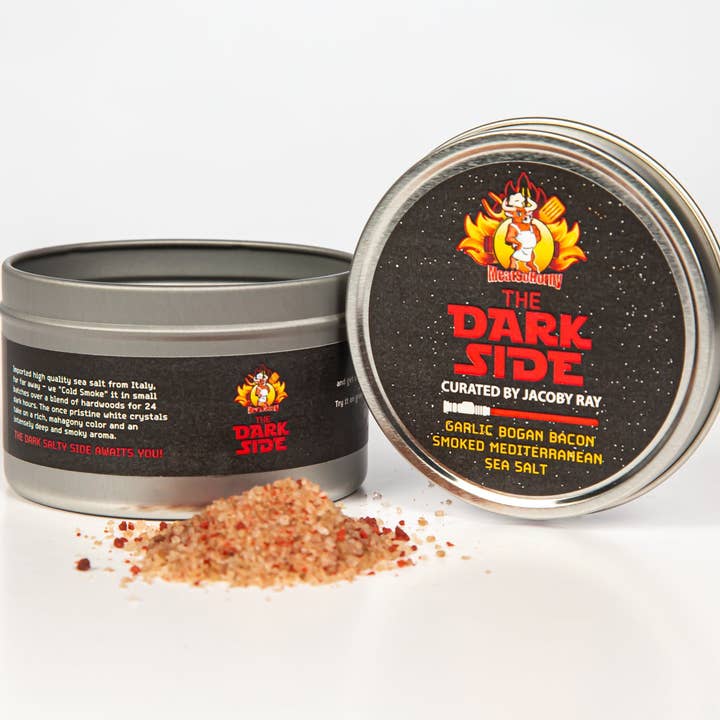 The Dark Side Smoked Salt by Jacoby Ray for wholesale by MSH NATION