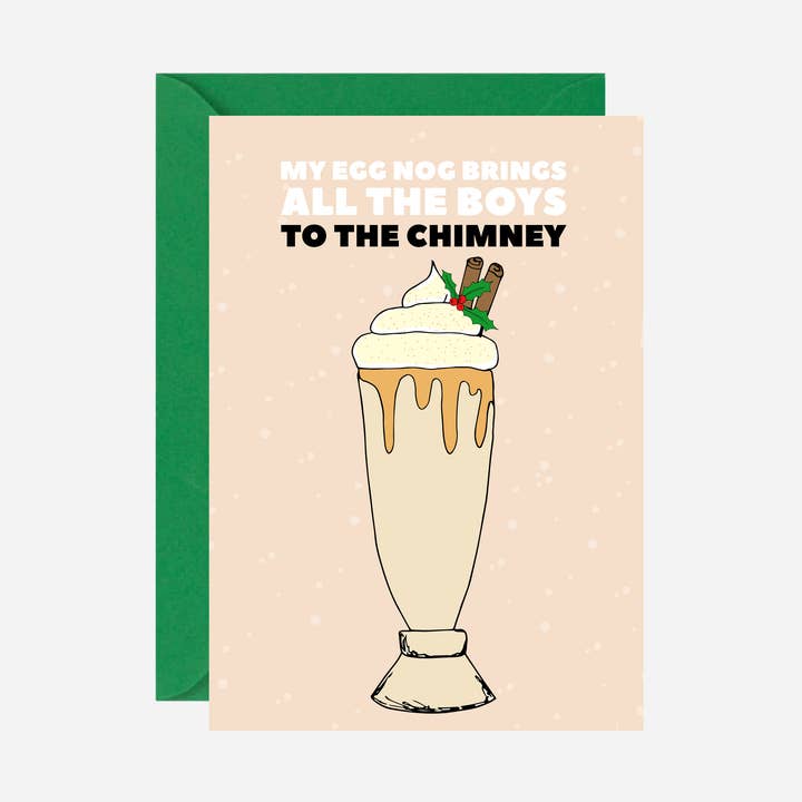 Cartão de Natal Egg Nog por atacado de Pearl Ivy