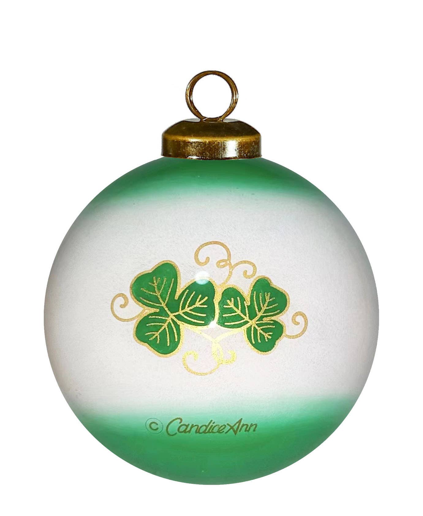 Inner Beauty Gifts – Ornamento por atacado – Ornamento Irish Love Glass1