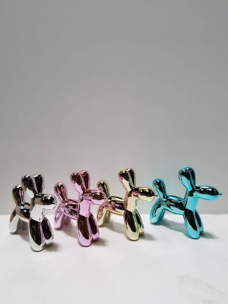 Interior Illusions Plus - Wholesale Money/Piggy Bank - Gold Mini Ceramic Dog Piggy Bank - 7.5" tall4