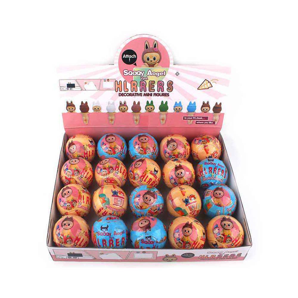 Sensibling Corp. - Vente Figurine – enfant - 20PCS - Figurines Miniatures Surprise Monstre Lapin Ange4