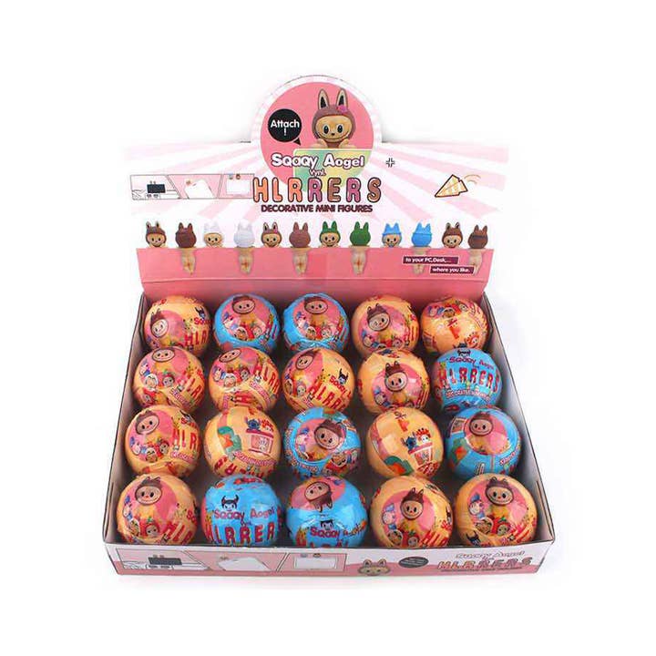 Sensibling Corp. - Vente Figurine – enfant - 20PCS - Figurines Miniatures Surprise Monstre Lapin Ange4