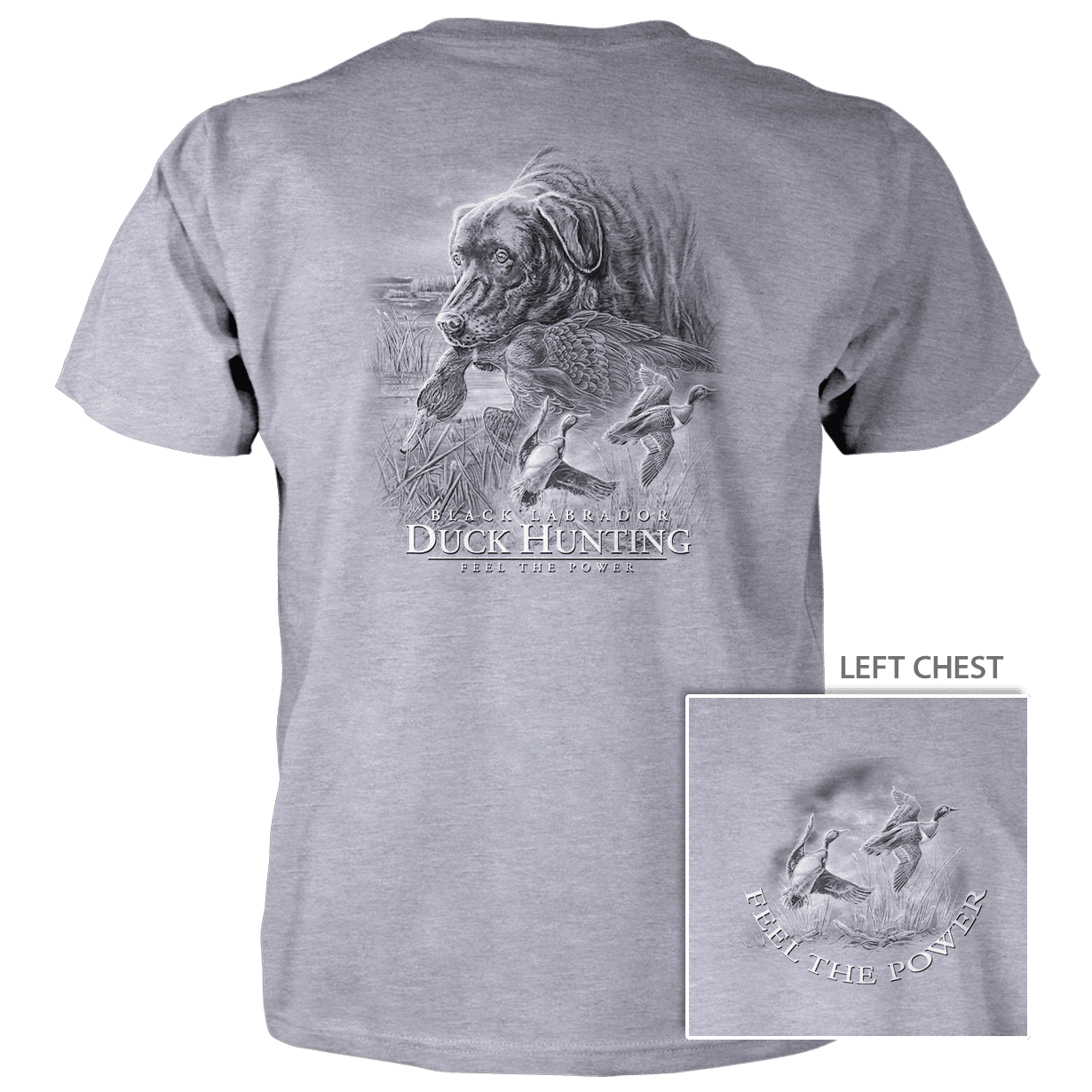 Old Country Outfitters - Vendita all'ingrosso Maglietta serigrafata - Unisex - Maglietta in cotone da 4,5 oz FTP Lab Duck Hunting12