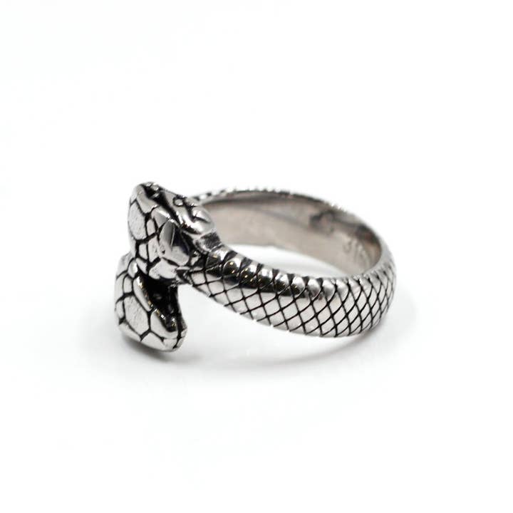 Awaken - Wholesale Cocktail/Statement Ring - Handmade Ouroboros Infinity Serpent Ring - A-4613