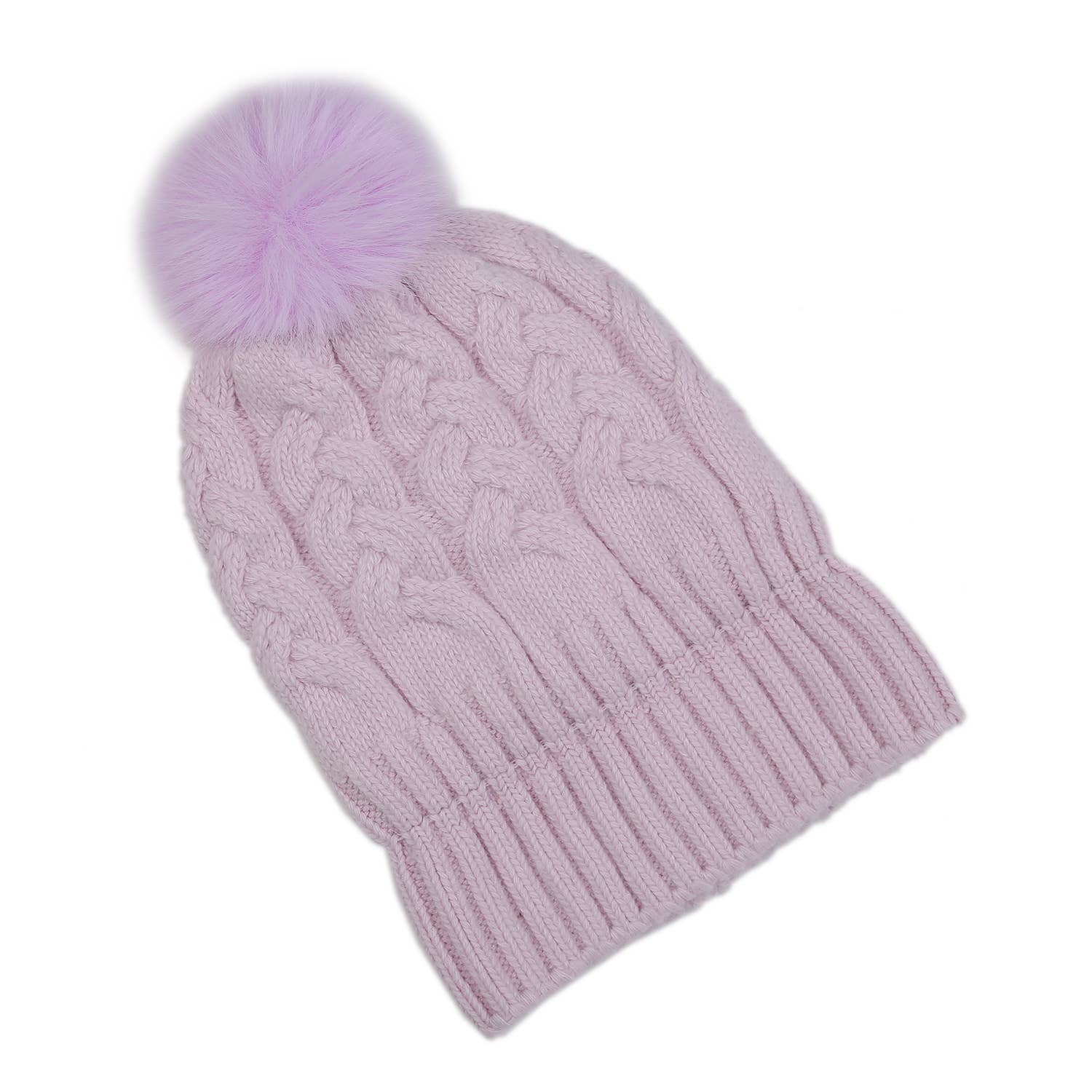 PEACH ACCESSORIES - Wholesale Beanie - Women's - Chunky Knit Pompom Hat SD1114