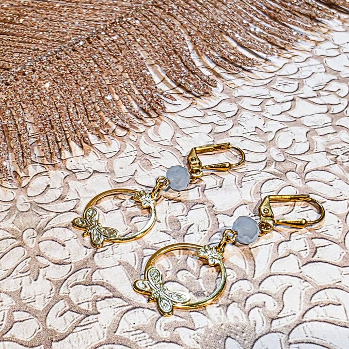 Vlinderhangers hars Kralen Boho Chic voor wholesale door Lydée Déco