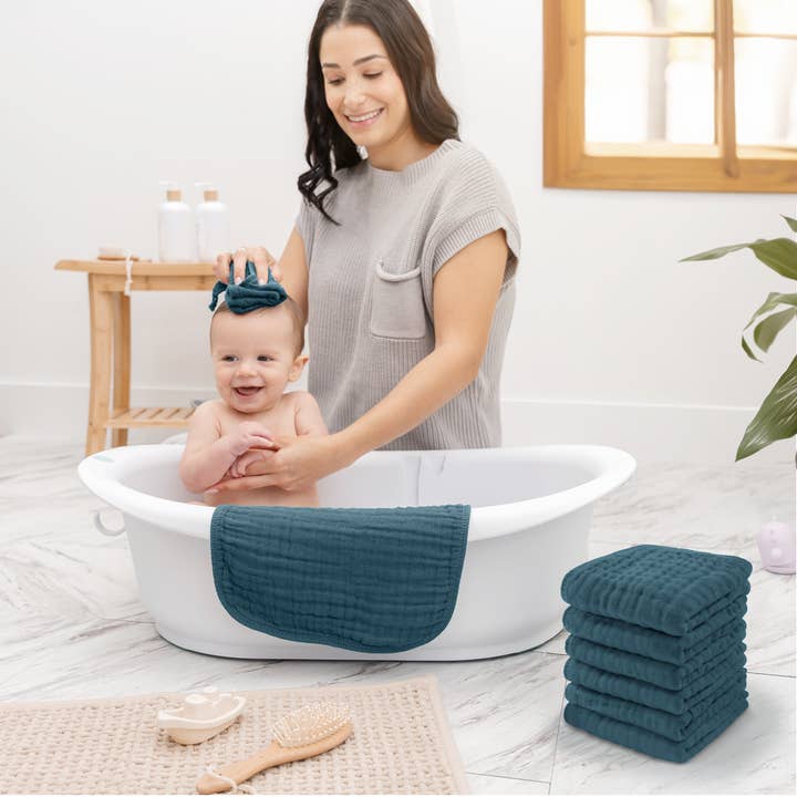 Comfy Cubs - Wholesale Wash cloth – Child & baby - Muslin Baby Washcloths, Soft 10"x10" Cotton by Comfy Cubs18