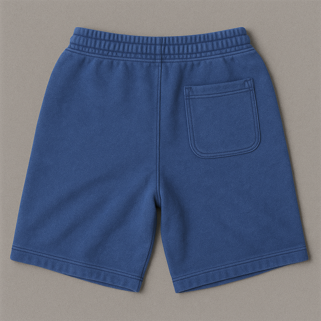 Factory Blanks - Wholesale Shorts – Unisex - PREMIUM STONE WASHED JOGGER SHORTS IN 450GSM COTTON FLEECE3