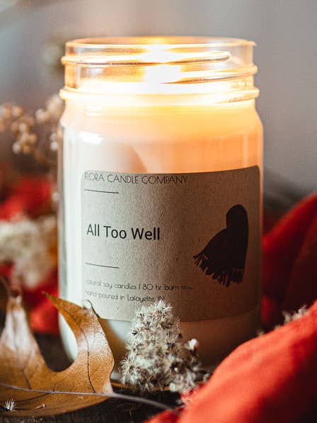 Bougie All Too Well (Taylor Swift) 12 oz pour la vente par Flora Candle Company