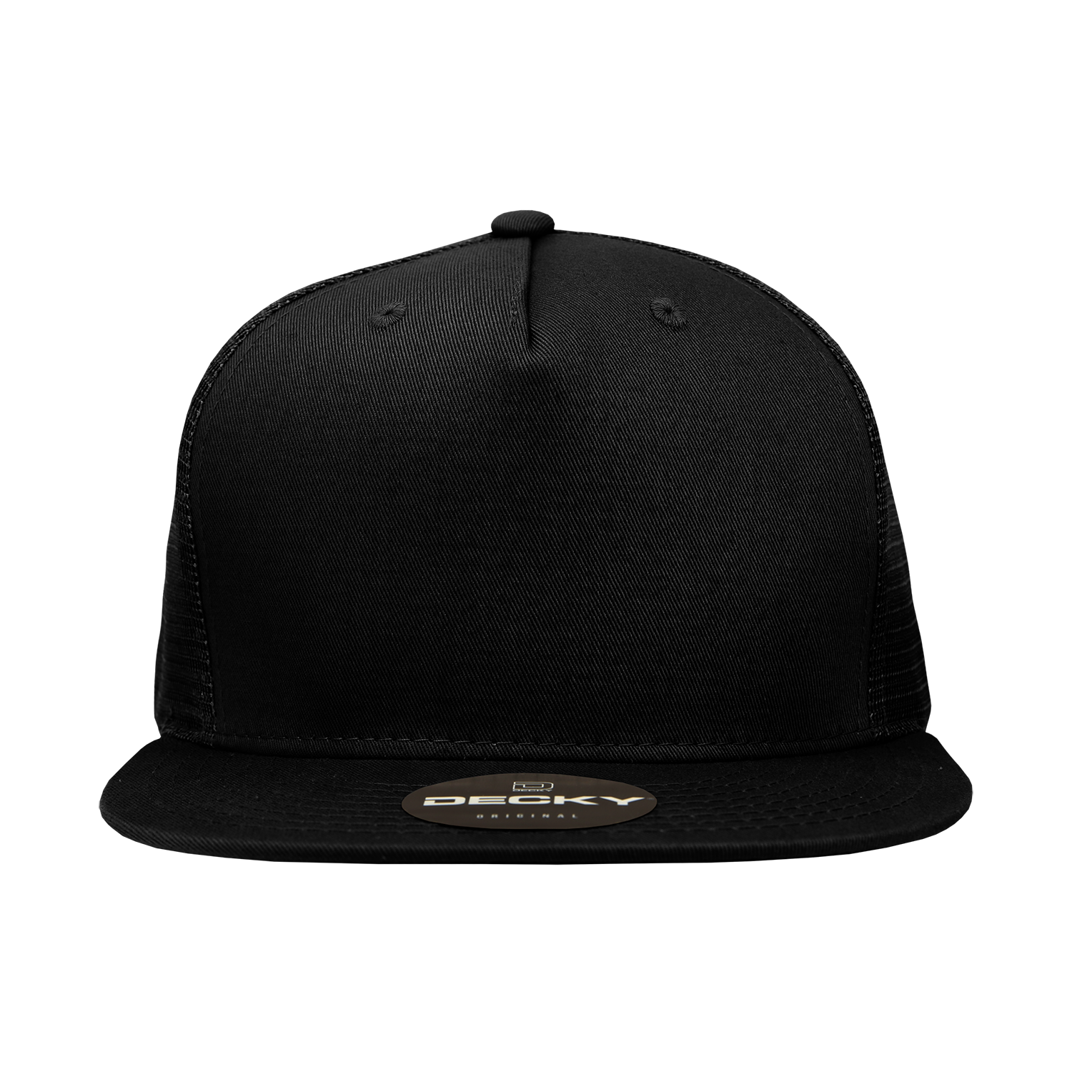 The Park Wholesale - Wholesale Truckerpet - Uniseks - Decky 1040 - Blanco Trucker Snapback-hoeden met 5 panelen - 104057