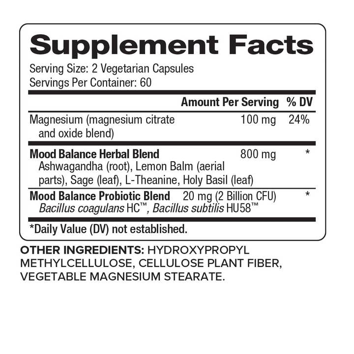Probiogen - Wholesale Oral Supplement/Vitamin - PROBIOGEN® Mood Balance Spore Probiotic