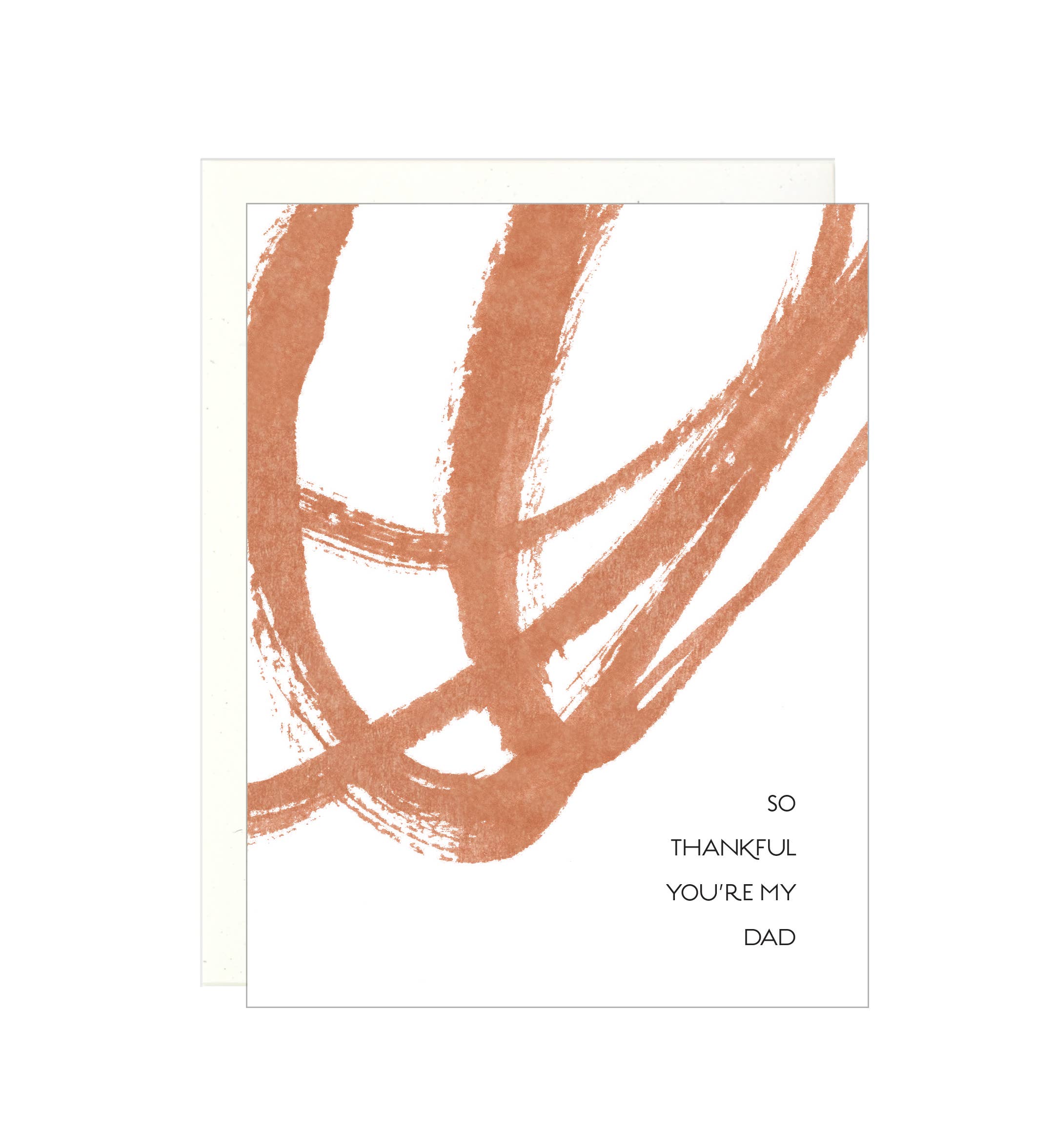 Lake Erie Design Co. - Wholesale Father's Day Card - So Thankful you're my Dad - Fathers Day Letterpress Card