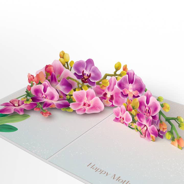 Mother’s Day Orchid 5''x7'' Card, Pop-Up Cards for wholesale by Lovepop Cards