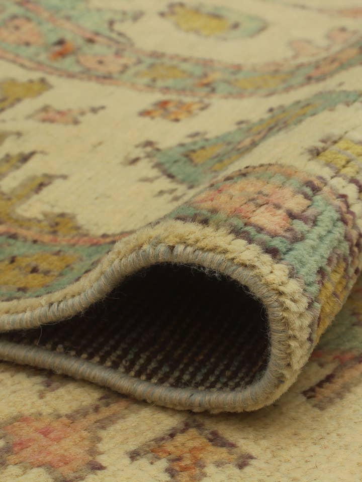 Alfombra Balochi Theodora marfil/marrón, 6'6" x 9'9" para venta al por mayor de Noori Rug