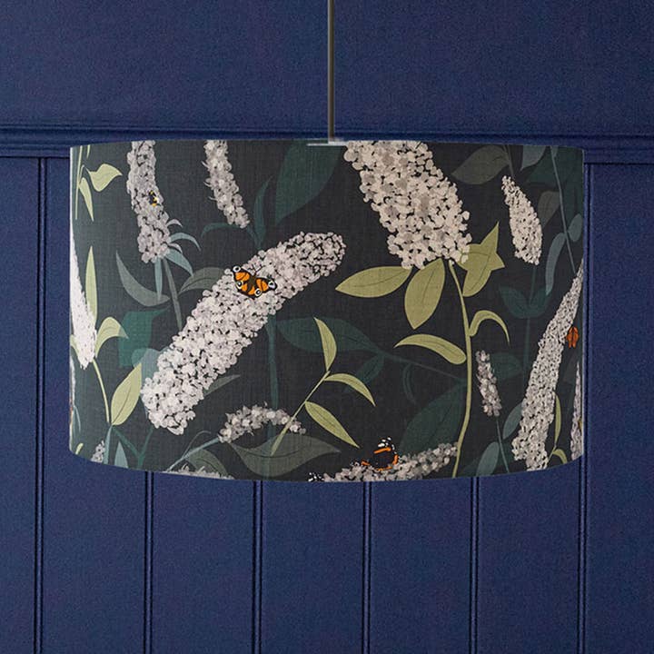 Buddleia Lampshade for wholesale by Lorna Syson