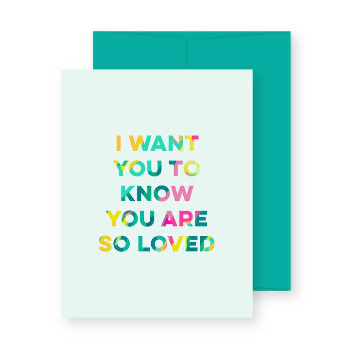 Carte de vœux You Are So Loved pour la vente par Cleary Lane