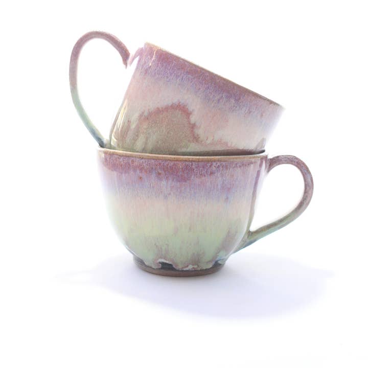 Ceramic Heights - Wholesale Coffee Mug - Drippy Hibiscus Mug2