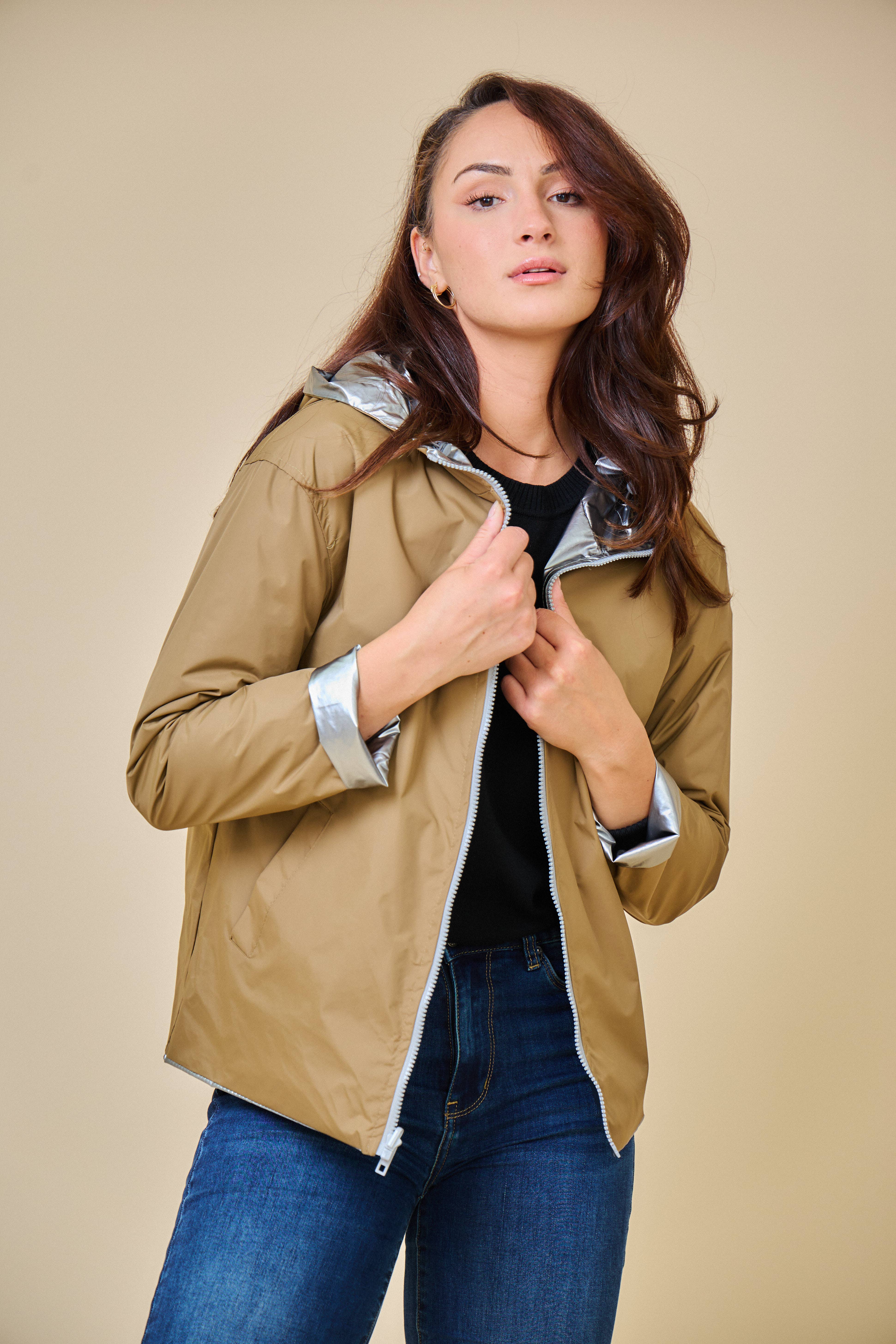 Escandelle Paris - Vendita all'ingrosso Parka - Donna - Parka corta reversibile7