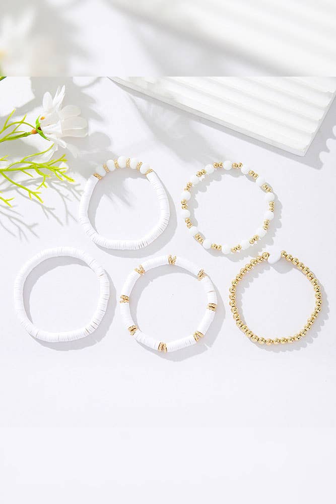 UNISHE – Engroshandel Perlearmbånd – Boho hjerte vedhæng perler armbånd MOQ 5stk ZK17699