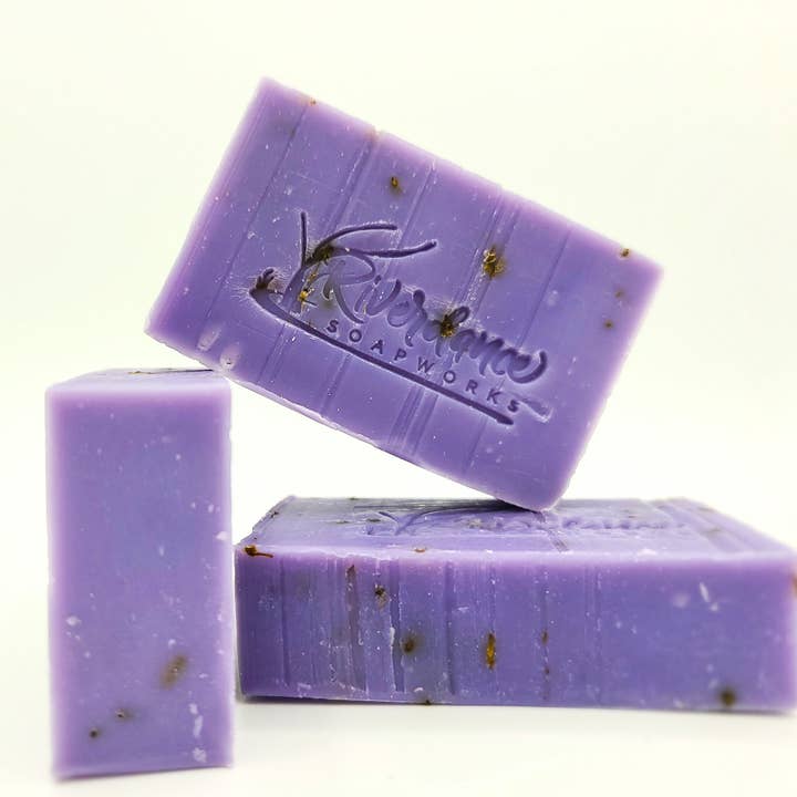 Lavender Standard Soap for wholesale by Riverdance Soapworks LLC