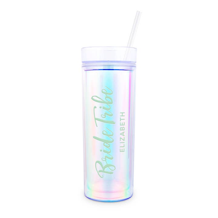 Weddingstar Inc. – wholesale Insulated mug/tumbler – 17 oz. Insulated Plastic Drink Tumbler - Bride Tribe5