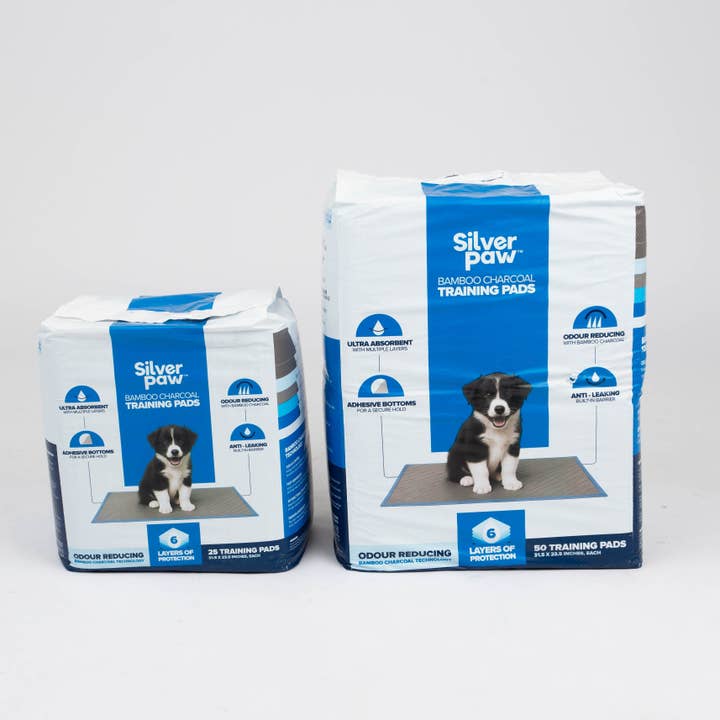 Tapis d'entraînement en charbon de bambou - 25 ou 50 - Tapis de haute qualité pour la vente par Silver Paw