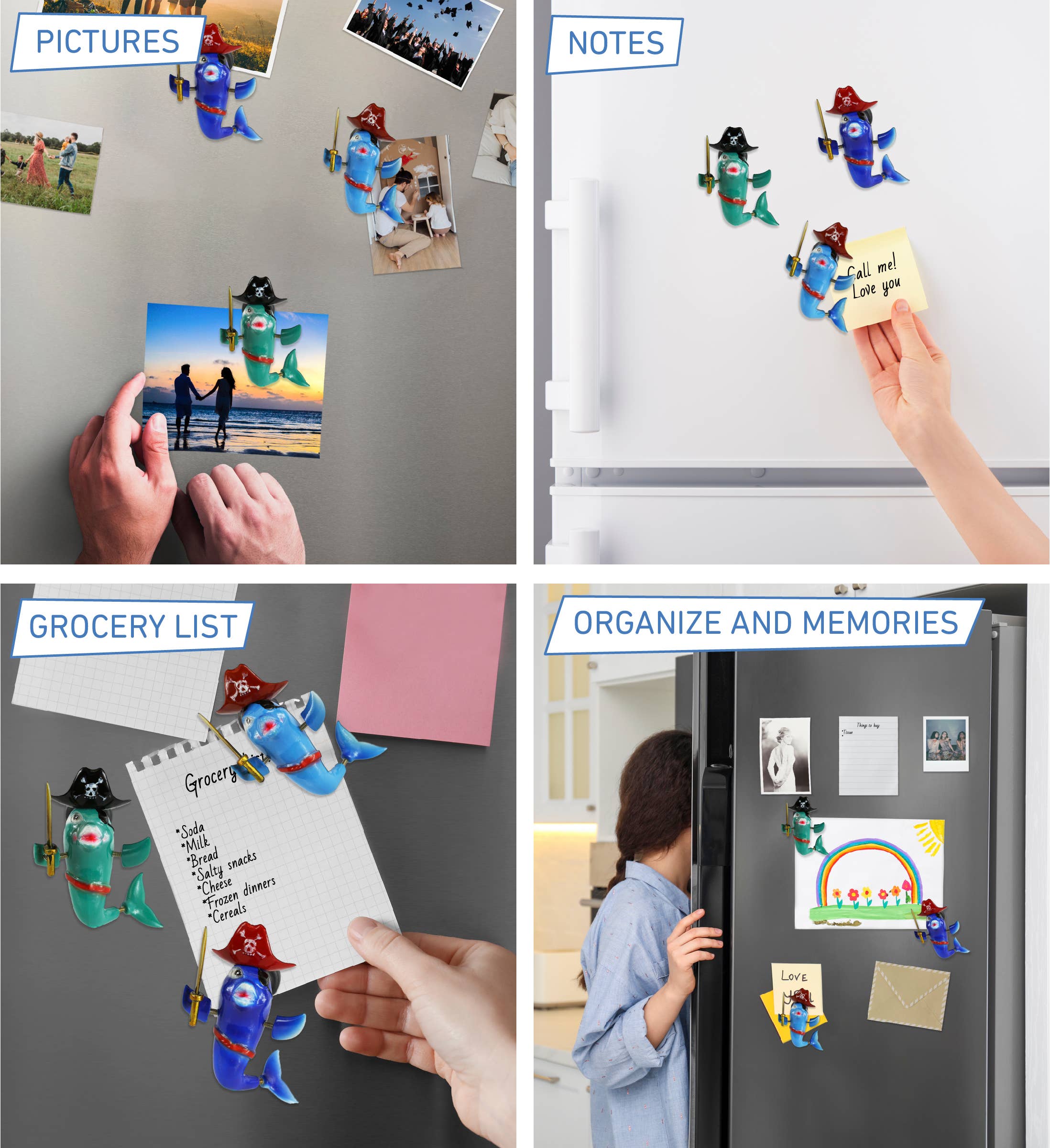 Cota Global - Wholesale Magneet - Bobble Magneet - Dolfijn Piraat2