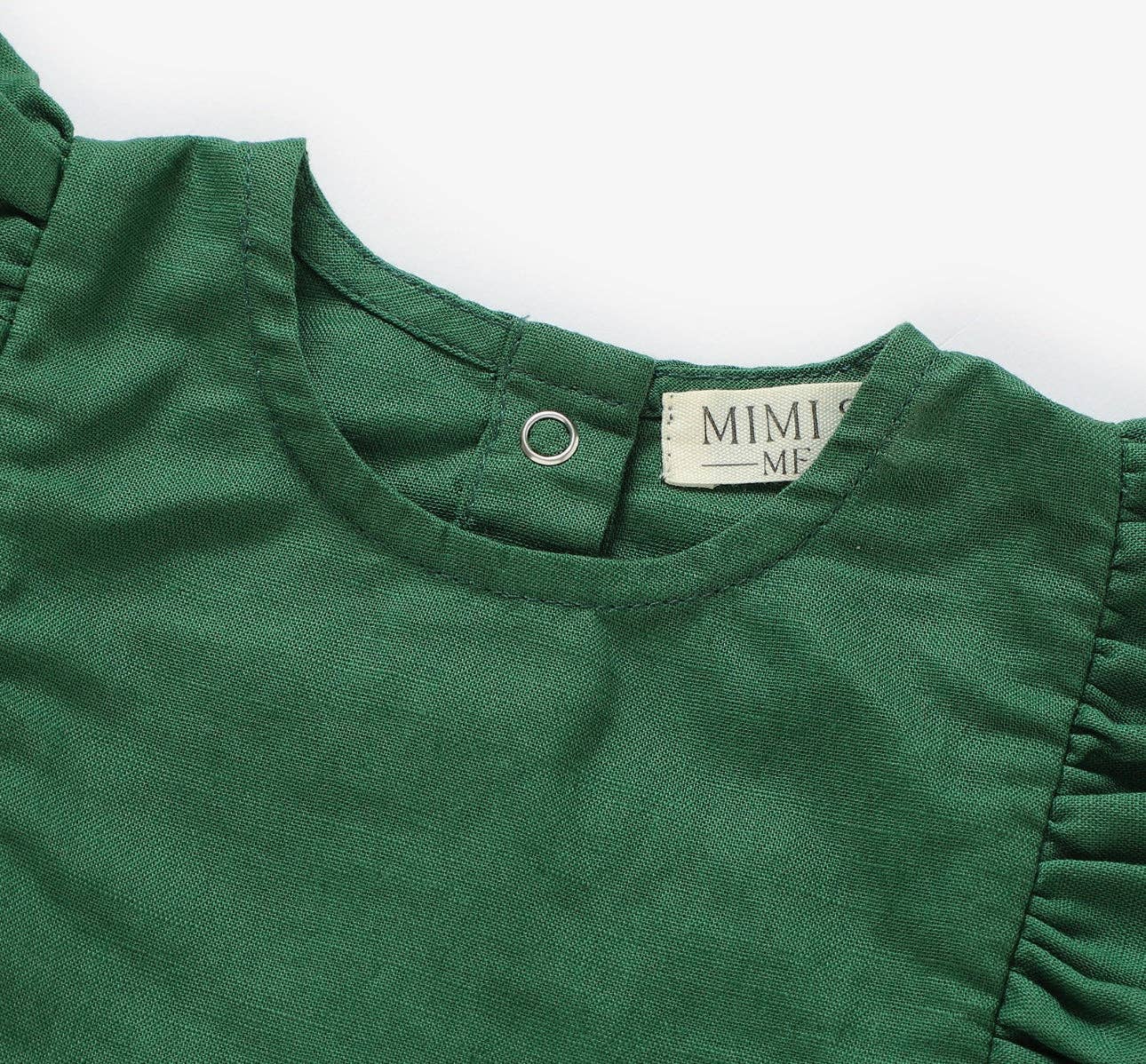 Forest Green The Holly Dress -Forest Green-Organic Linen sleeveless dress for wholesale on Faire3