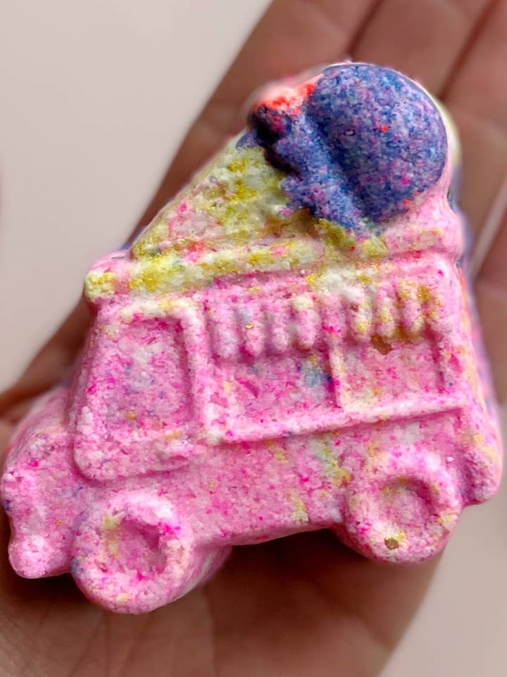Ice Cream Truck Bath Bomb - with toy! for wholesale by The Sister Made