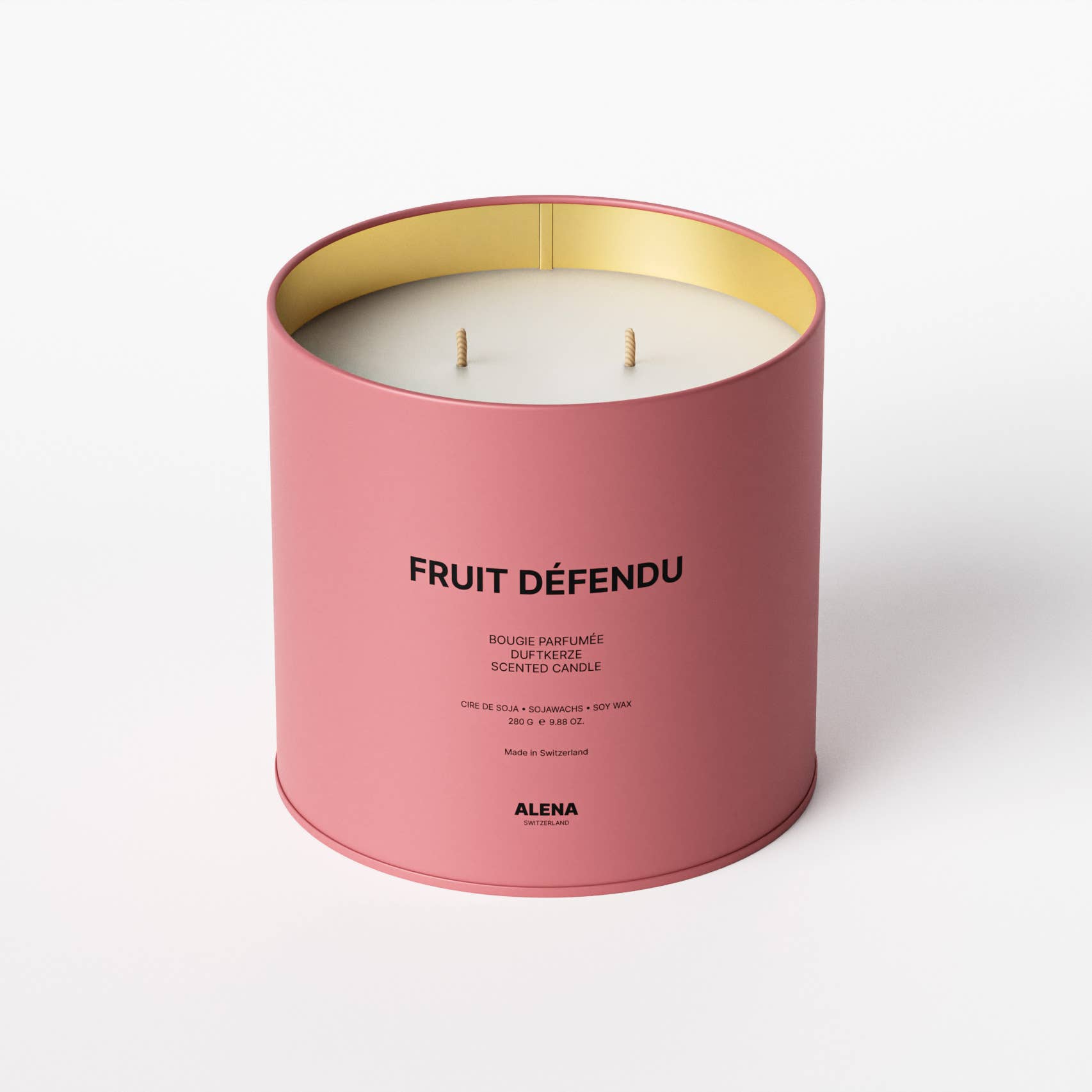 ALENA SWITZERLAND – Vela em jarro/copo por atacado – Vela Perfumada Fruit Défendu – 280 g4