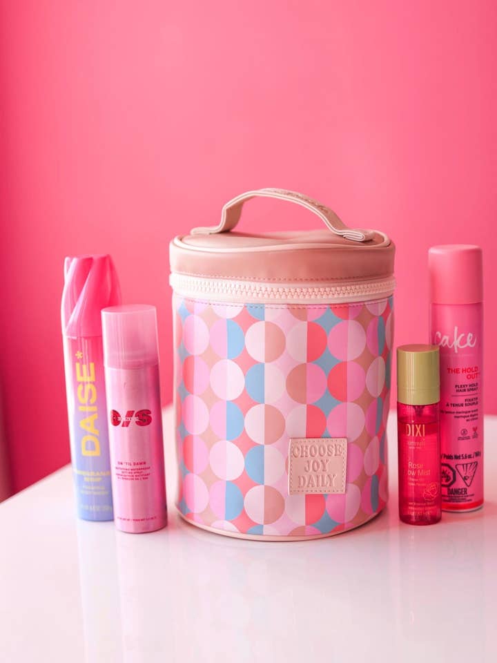 Tøndeorganisator - Nashville (Pink/Beige) for engroshandel hos Jadelynn Brooke