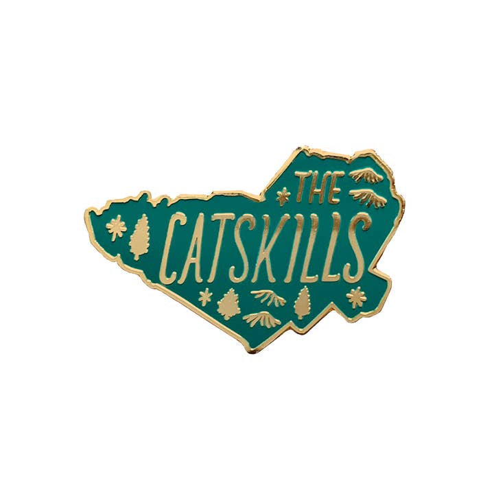 Catskills Enamel Pin for wholesale by Noteworthy Paper & Press