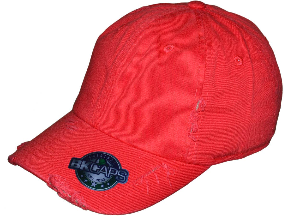 Buck Wholesale - Vendita all'ingrosso Cappellino da baseball - Unisex - Cappello vintage da papà, in cotone di alta qualità, a basso profilo, strappato15