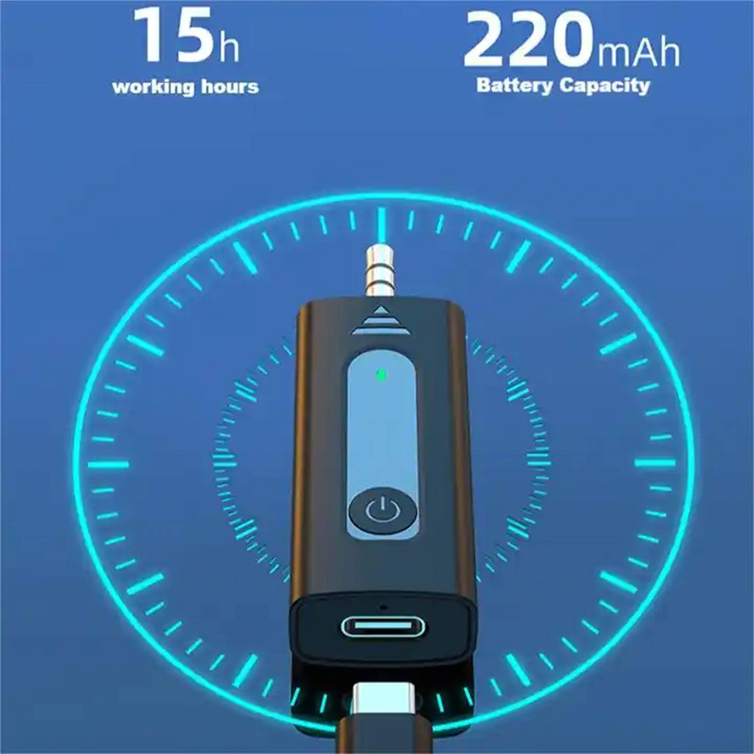 GulleeGadgets - Wholesale Music Accessory - Wireless Collar Plug & Play Microphone for Vlogs- In Bulk3