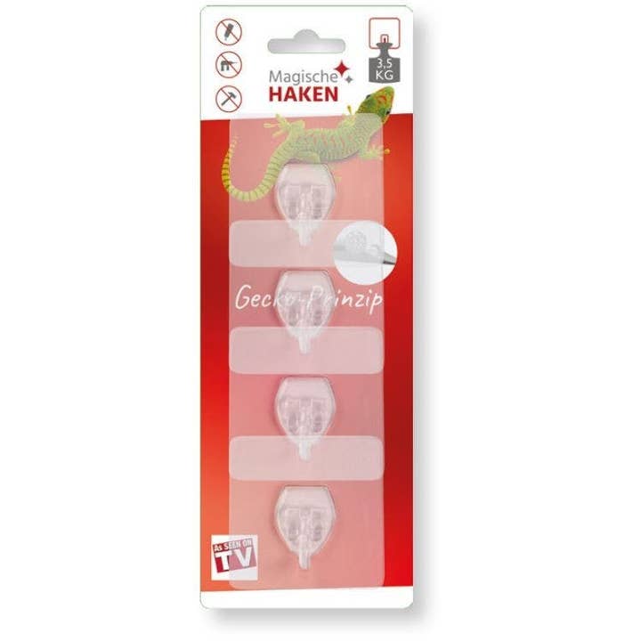 Magische Haken - Wholesale Wall Hook - Vario hooks set of 4, kitchen/bathroom/household, gluing, living room/decoration