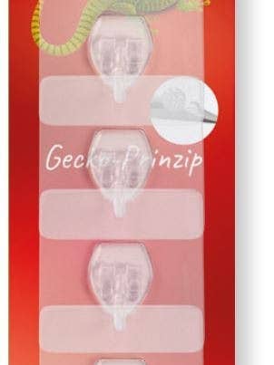 Conjunto de 4 ganchos Vario, cozinha/casa de banho/doméstico, colagem, sala/decoração por atacado de Magische Haken